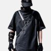 black techwear shirt