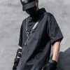 black techwear shirt