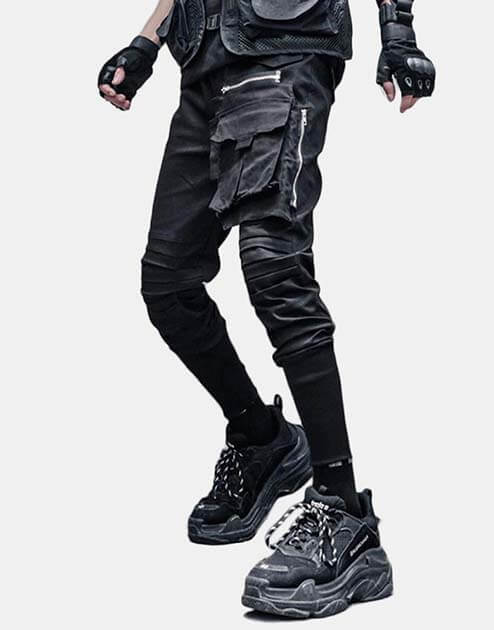 slim techwear pants