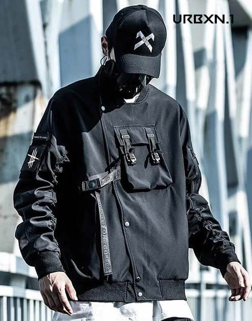 techwear bomber jacket (4) techwear bomber jacket