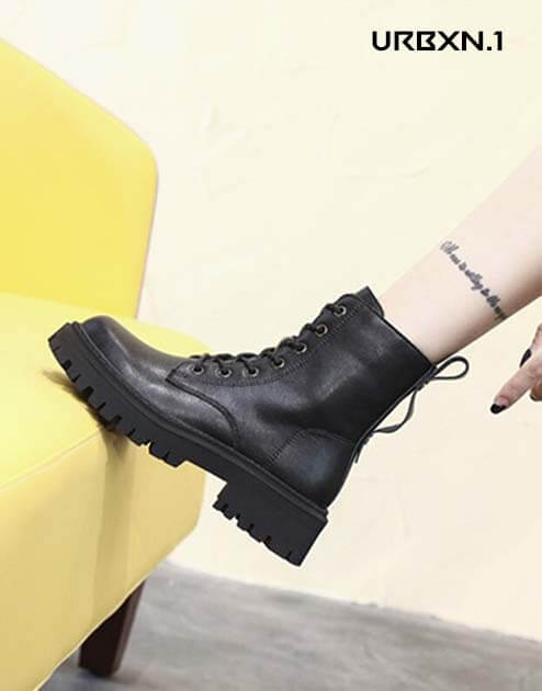 techwear lace up boots