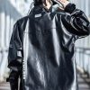 techwear leather jacket
