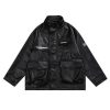 techwear leather jacket