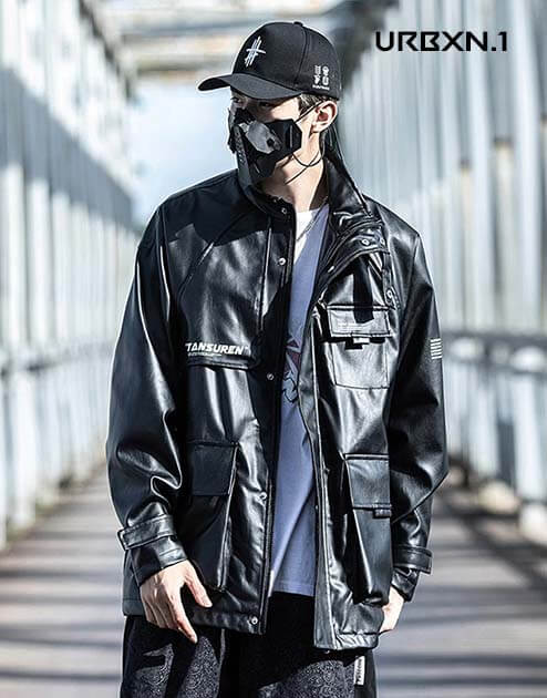 techwear leather jacket (6) techwear leather jacket