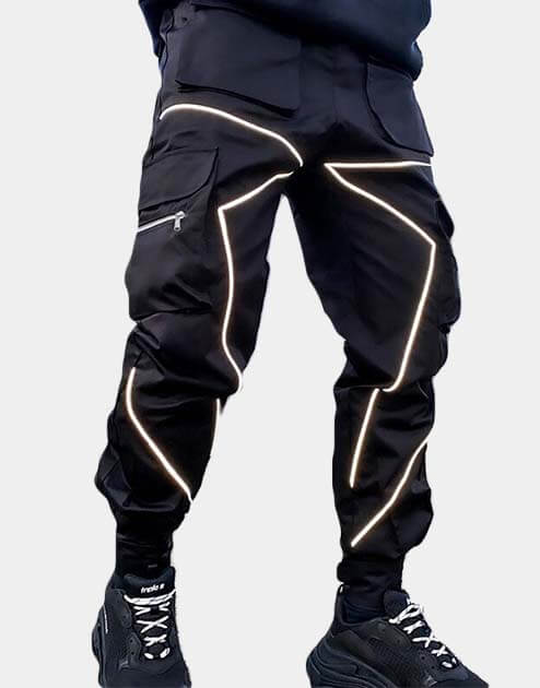 techwear spodnie reflective dkt