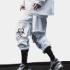 white techwear pants